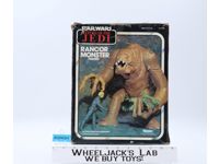 Rancor Monster 100% Complete W/Box Star Wars ROTJ 1984 Kenner Action Figure