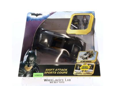 Shift Attack Sports Coupe Batman The Dark Knight 2008 Mattel NEW MISB SEALED