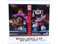 Brawn 86-27 + Ratchet 86-28 Transformers Studio Series The Movie Hasbro NEW MISB