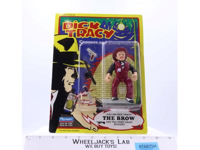 The Brow Coppers & Gangsters Dick Tracy 1990 Playmates 5" Figure NEW SEALED