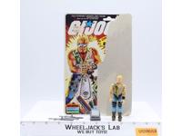 Buzzer V1 100% Complete 34 Cardback 1985 G.I. Joe Hasbro Vintage Action Figure