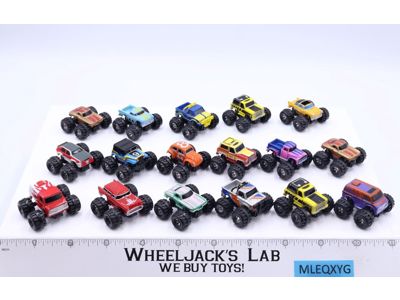 Lot of 17 Monster Trucks 1988-89 Vintage Galoob Micro Machines