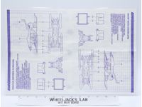 Swamp Skier 1984 ORIGINAL Instructions/ Blueprints G.I. Joe Hasbro Action Figure