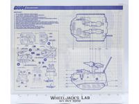 Warthog A.I.F.V. 1988 ORIGINAL Instructions / Blueprints G.I. Joe Hasbro Vehicle