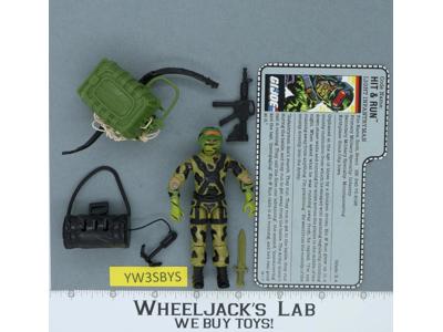 Hit & Run V1 100% Complete G.I. Joe 1988 Hasbro Vintage Action Figure