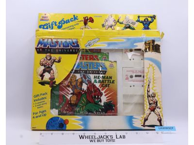 He-Man Masters of the Universe Gift Pack 1984 Read-Along Book & Cassettes