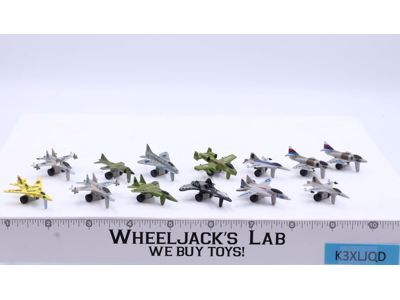 Lot of 13 Jets/Airplanes/Planes Micro Machines 1988-89 Galoob Vintage