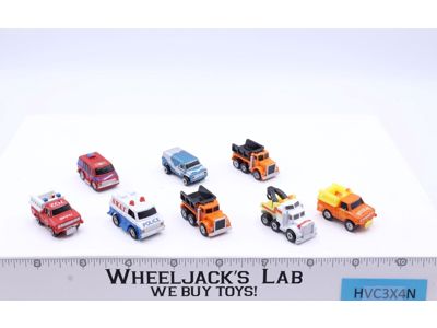 Lot of 8 1st Responder Misc Cars/Vehicles 1988-89 Vintage Galoob Micro Machines