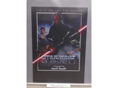 Star Wars Episode 1 The Phantom Menace 3D Lenticular Poster 2012 New Wave MINT