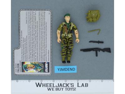 Falcon V1 100% Complete G.I. Joe 1987 Hasbro Vintage Action Figure