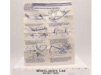 Cobra Hydrofoil Moray 1985 ORIGINAL Instructions Blueprints G.I. Joe Hasbro