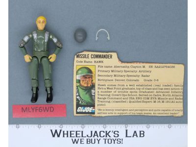 Hawk V1.5 Swivel Arms 100% Complete G.I. Joe 1983 Hasbro Vintage Action Figure