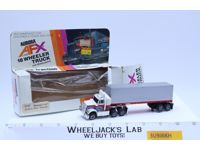 #1157 AFX Aurora 18 Wheeler Peterbilt w/ Truck Team Trailer Vintage Toy Car