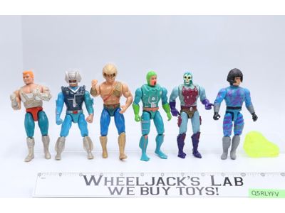 Lot of 6 He-Man The New Adventures 1989 Mattel Vintage Action Figures