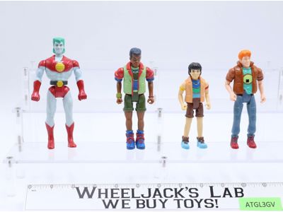 Lot of 4 Captain Planet 1991 Tiger Toys 5" Vintage Action Figures