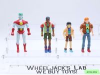 Lot of 4 Captain Planet 1991 Tiger Toys 5" Vintage Action Figures