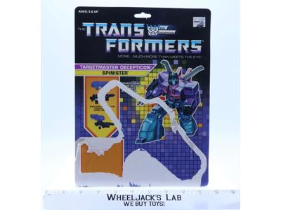 Spinister Targetmaster Cardback 1987 Vintage Hasbro G1 Transformers