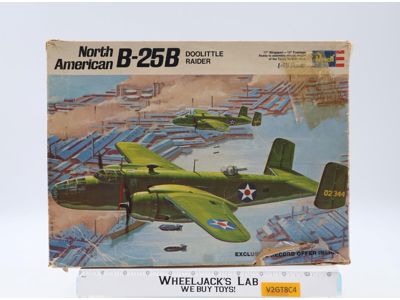 North American B-25B Doolittle Raider 1968 Revell 1:48 Scale Plastic Model Kit