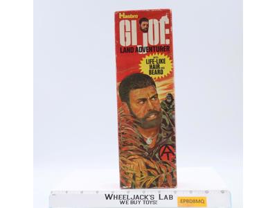 Land Adventurer Brown Flocked Hair & Beard GI Joe 1970 Hasbro Vintage 12" Figure