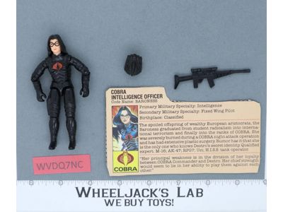 Baroness V1 100% Complete G.I. Joe 1984 Hasbro Vintage Action Figure