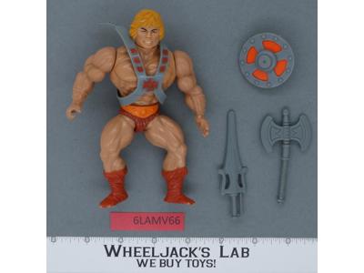 He-Man 100% Complete He-Man Masters of the Universe MOTU 1982 Mattel Vintage