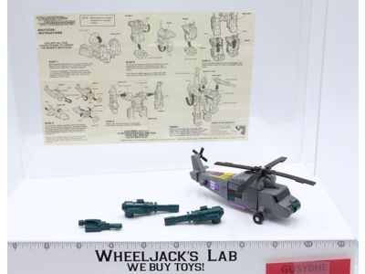 Vortex 100% Complete NEAR MINT 1986 G1 Transformers Hasbro Action Figure