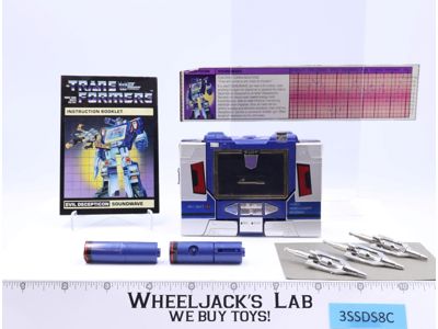 Soundwave 100% Complete WORKS Vintage 1984 G1 Transformers Hasbro Action Figure