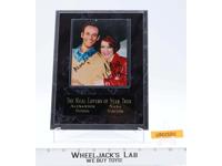 Real Lovers of Star Trek Alexander Siddig & Nana Visitor AUTOGRAPHED 9x7 Plaque