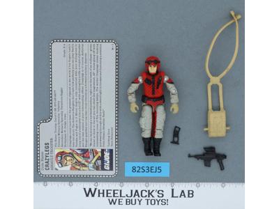 Crazylegs V1 100% Complete G.I. Joe 1987 Hasbro Vintage Action Figure