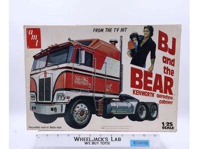 #5021 Kenworth Aerodyne Cabover BJ & the Bear AMT 1:25 Scale Model Kit NEW