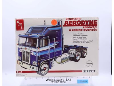 #6652 Kenworth Aerodyne Cabover AMT ERTL 1:25 Scale Model Kit NEW SEALED
