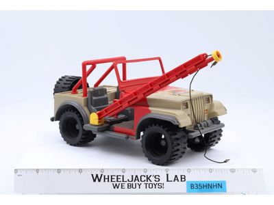 Bush Devil Tracker Jeep Action Figure Vehicle 1993 Jurassic Park Vintage Kenner