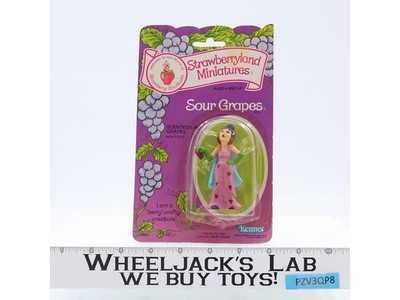 Sour Grapes Strawberryland Miniature Strawberry Shortcake Kenner NEW SEALED