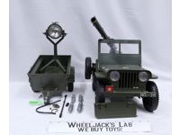 Combat Jeep 7000 W/ Trailer GI Joe 1965 Vintage Vehicle Action Figure