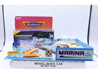 Blue Airport Marina Playset Micro Machines 1988 Galoob Case w/ Box