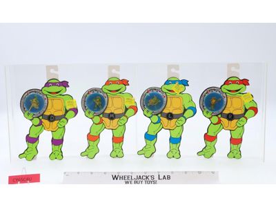 Lot of 4 Collector Pins Teenage Mutant Ninja Turtles 1990 Ace Novelty Co.