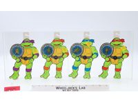 Lot of 4 Collector Pins Teenage Mutant Ninja Turtles 1990 Ace Novelty Co.