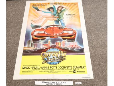 Corvette Summer Mark Hamill Annie Potts Original 1978 Movie Poster 41 x 27