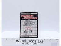 Hoist Instruction Manual Booklet Action Figure 1985 Hasbro G1 Transformers