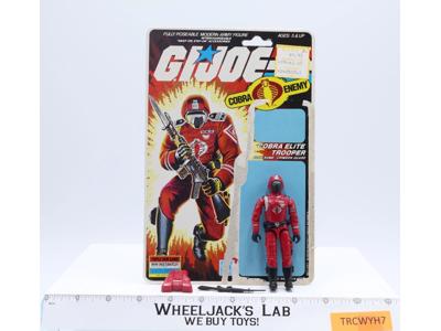 Crimson Guard V1 100% Complete 34 Cardback 1985 G.I. Joe Hasbro Vintage Figure