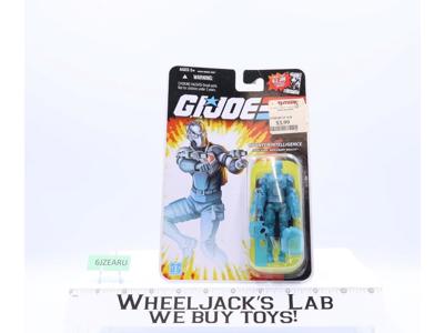Mercenary Wraith Blue Clear Variant 25th Anniversary 2008 G.I. Joe MOSC NEW