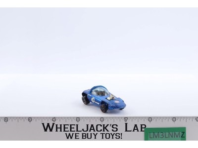 Silhoutte Blue Hot Wheels 1967 1968 Vintage Redline Mattel RL USA