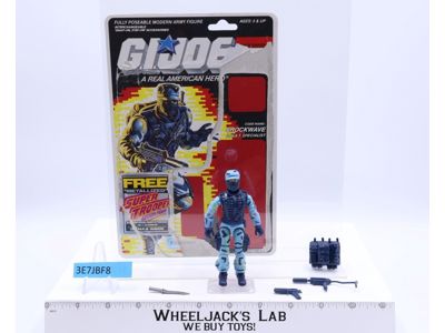 Shockwave S.W.A.T. V1 100% Complete W/Cardback 1988 GI Joe ARAH Vintage Figure