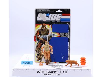 Spearhead & Max V1 100% Complete W/Cardback 1988 GI Joe Vintage Action Figure