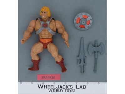 He-Man 100% Complete He-Man Masters of the Universe MOTU 1982 Mattel Vintage