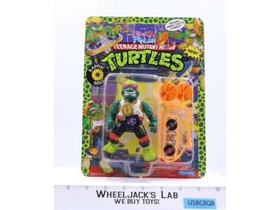 Rappin' Mike Teenage Mutant Ninja Turtles 1991 Playmates NEW MOSC SEALED