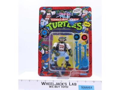 Classic Rocker Leo Rock'n Rollin' TMNT 1991 Playmates Action Figure NEW SEALED