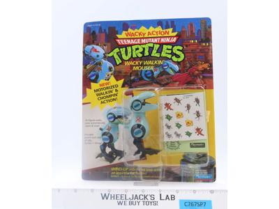 Wacky Walkin' Mouser Wacky Action TMNT 1989 Playmates NEW MOSC SEALED