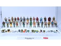Lot of 32 GI Joe Action Figures + Accessories Hasbro 1980s - 1990s Vintage
