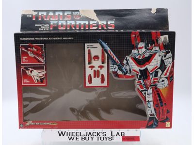 Jetfire EMPTY BOX ONLY 1985 Action Figure Vintage Hasbro G1 Transformers
